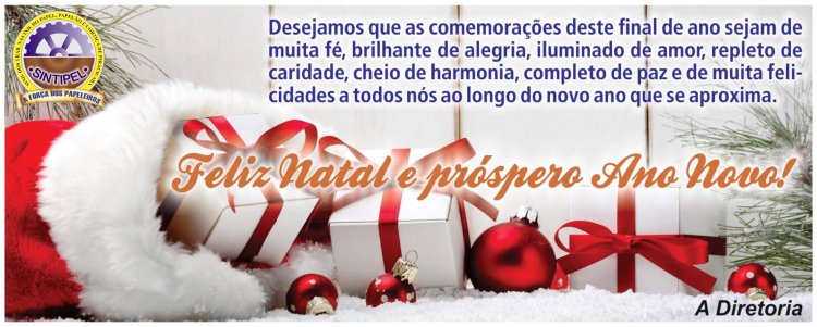 Feliz Natal e próspero Ano