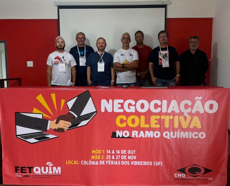 Vice-presidente do Sintipel participa de curso de capacitação para negociação