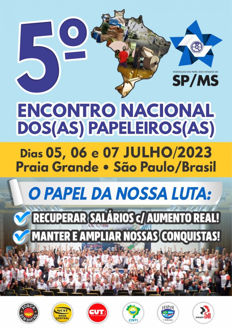 Diretores do Sintipel participam do 5º encontro Nacional dos