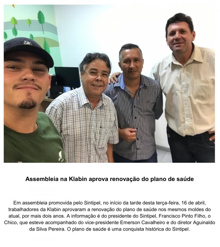 Assembleia na Klabin aprova renovação do plano de