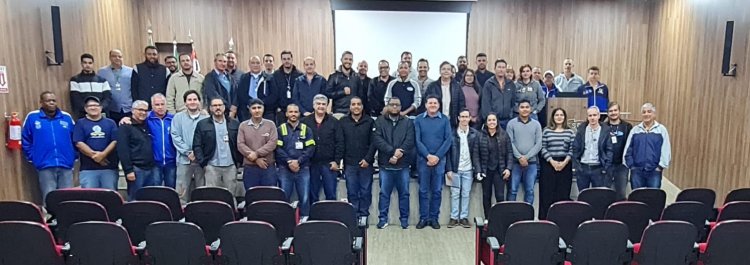Diretores do Sintipel participaram de palestras do COMPRAT voltadas à prevenção de acidentes
