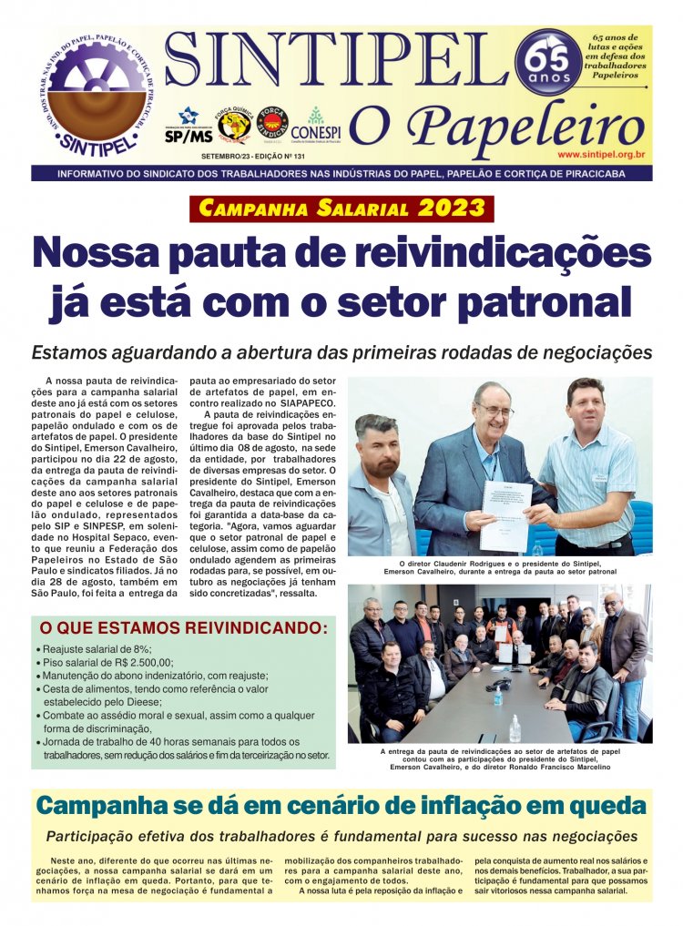 Jornal dos Papeleiros Setembro 2023