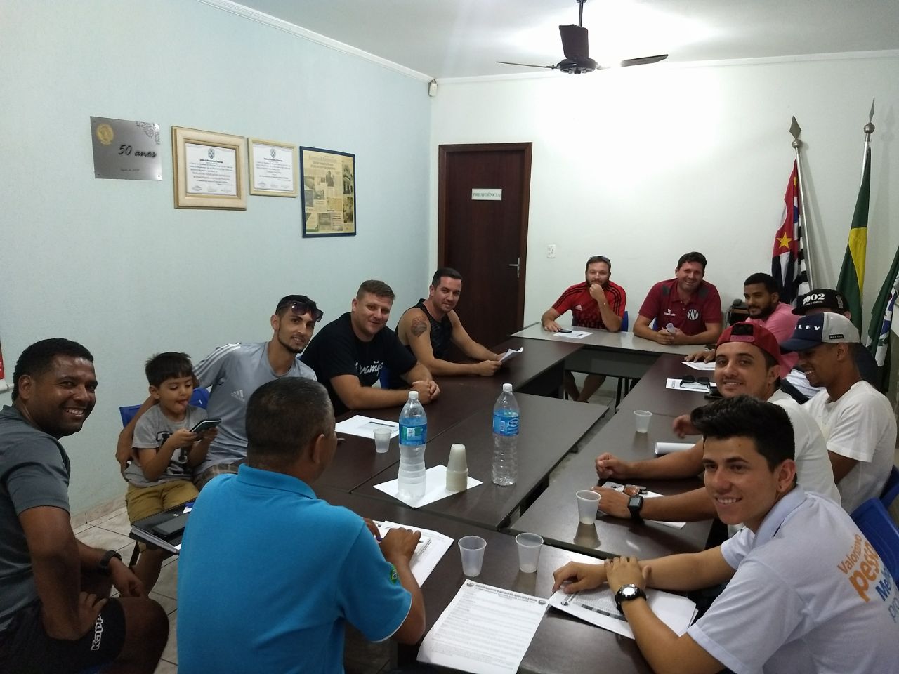 Diretoria do Sintipel se reúne com representantes das equipes do 10º Campeonato de Futebol  