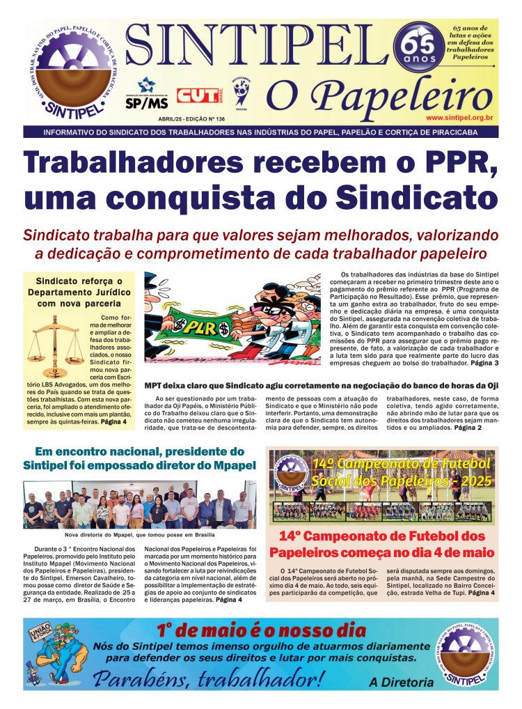 Jornal dos Papeleiros Abril