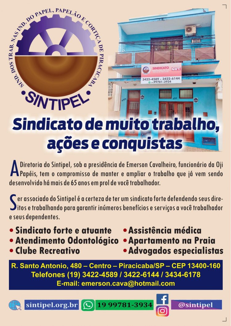 Folder 2025 destaca os benefícios conquistados e oferecidos para