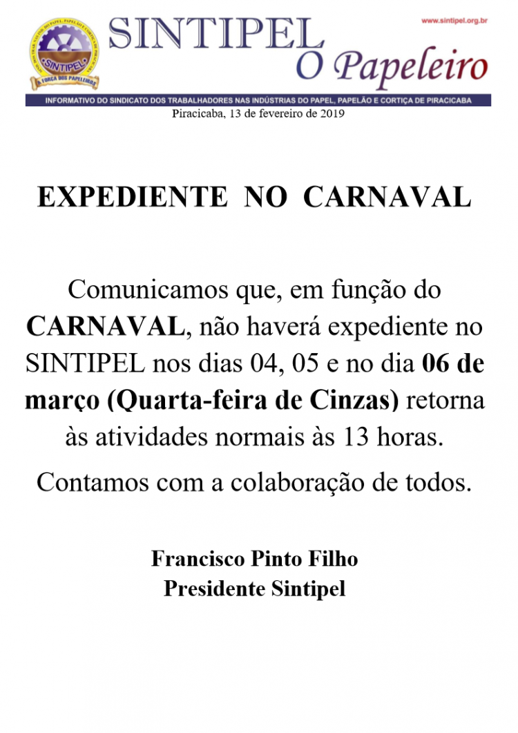 EXPEDIENTE  NO  CARNAVAL