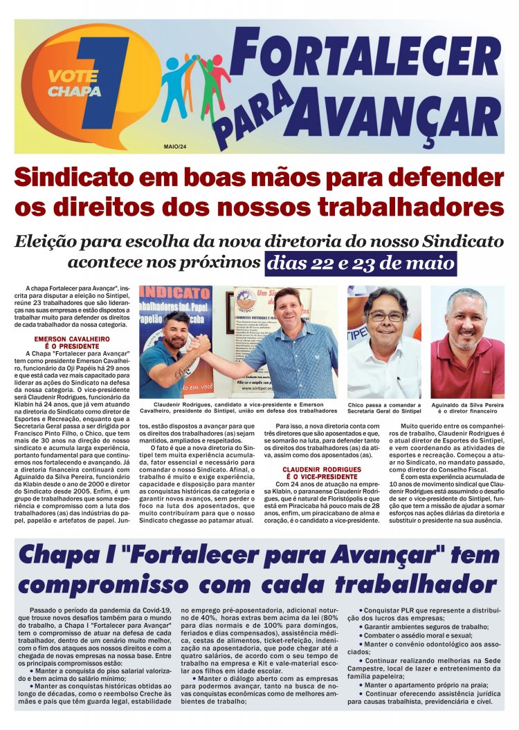 Chapa 1 Fortalecer para avançar