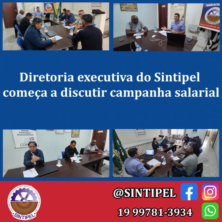 Diretoria executiva do Sintipel começa a discutir campanha