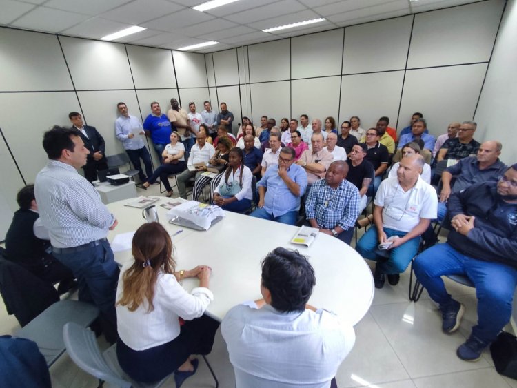 Emerson e Chico participaram de encontro com novo superintendente