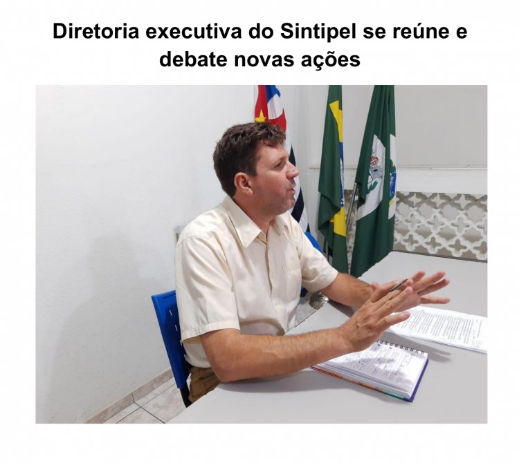 Diretoria executiva do Sintipel se reúne e debate novas ações