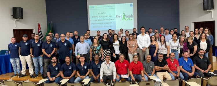 Sintipel participa do Abril Verde, que marcou o Dia Mundial em Memória às Vítimas de