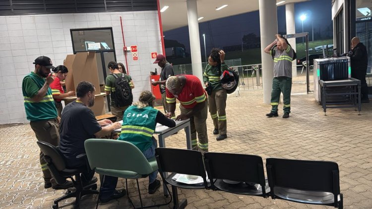 Diretores do Sintipel acompanham eleição da CIPA na Klabin Pira