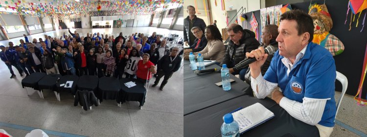 Diretores do Sintipel debatem no Instituto Sindical o fim da jornada 6 x 1 e a