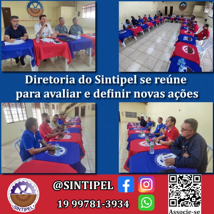 Diretoria do Sintipel se reúne para avaliar e definir novas ações