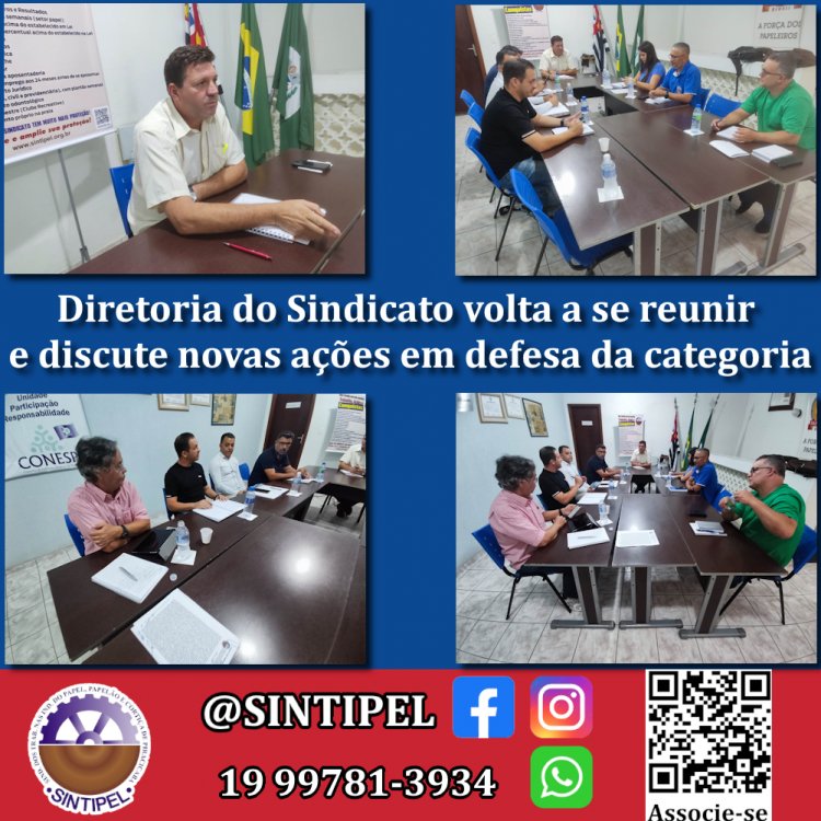 Diretoria do Sindicato volta a se reunir e discute novas ações em