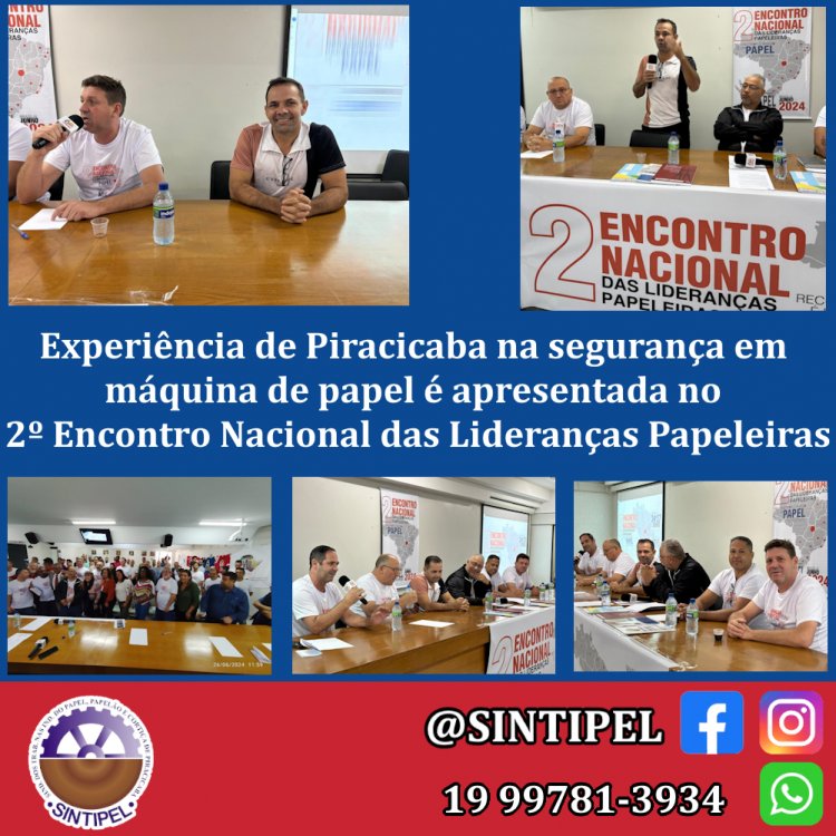 Experiência de Piracicaba na segurança em máquina de papel é