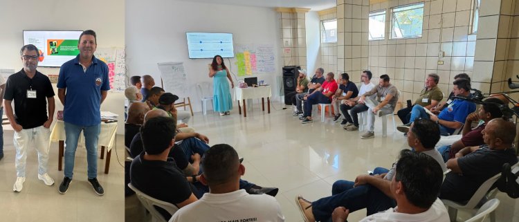 Presidente e vice-presidente do Sintipel participam de curso sobre a nova NR