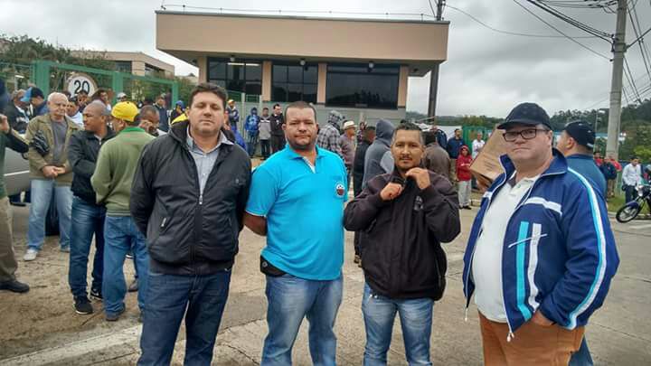 Diretores do Sintipel participam de paralisações de trabalhadores em Jundiaí e Caieiras 