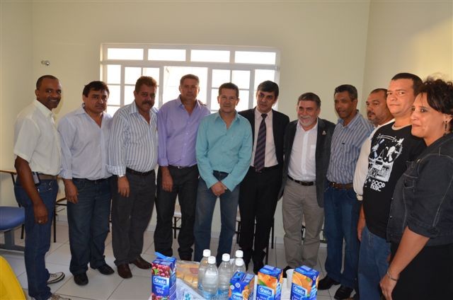 Diretores do Sintipel participaram da inauguração do PAT de Rio das Pedras