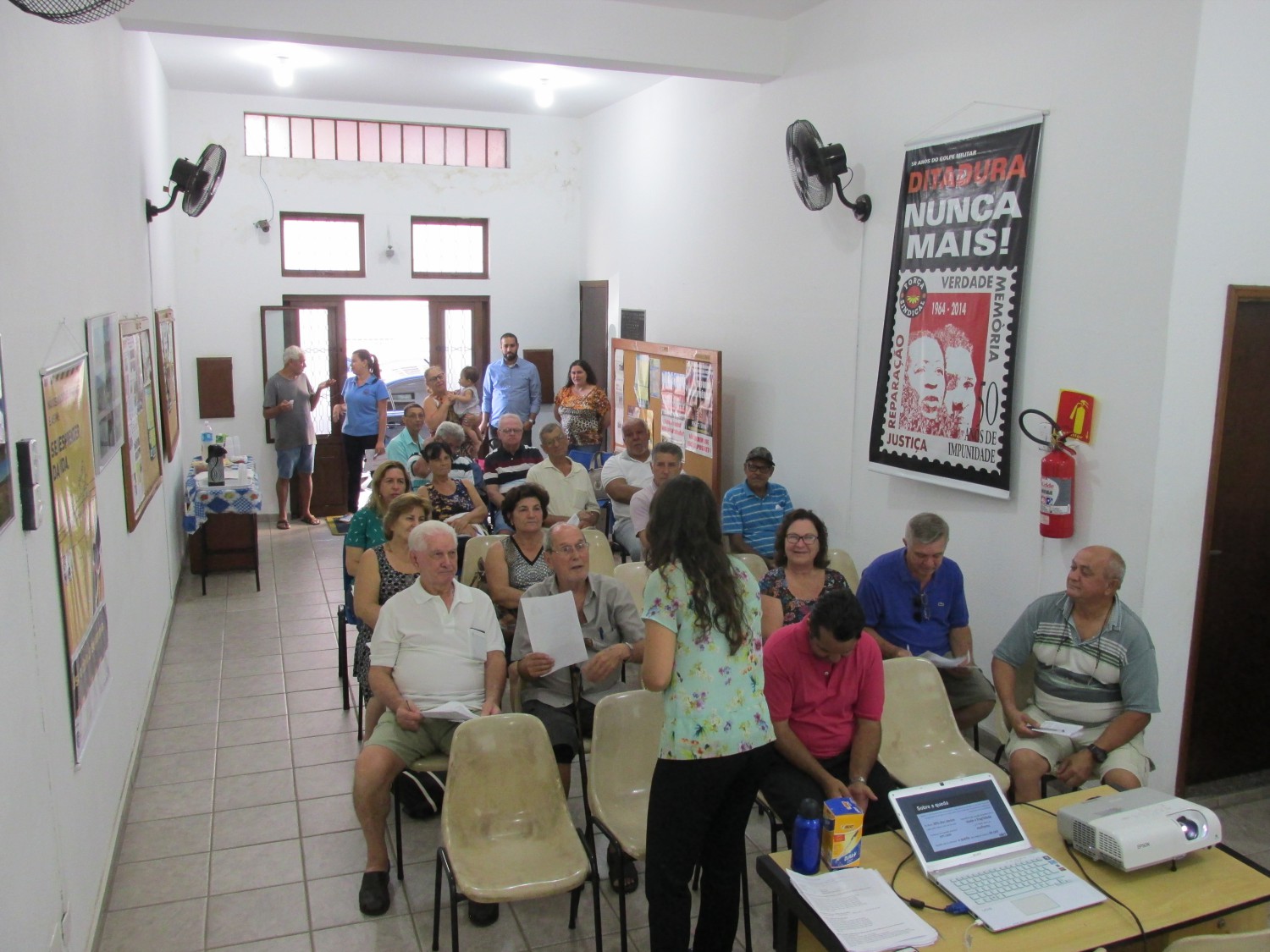 Aposentados e pensionistas da Oji participaram de palestras sobre utilização do plano de saúde.